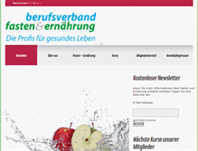 Tablet Screenshot of bv-fasten-ernaehrung.de